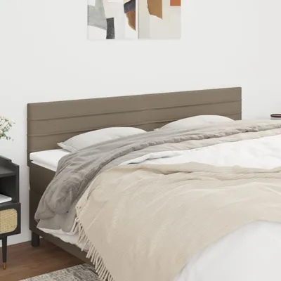 Produktbild von Kopfteile 2 Stk. Taupe 100x5x78/88 cm Stoff
