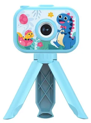 Image de 1001Jouets Appareil Photo Enfant avec Trépied - Bleu