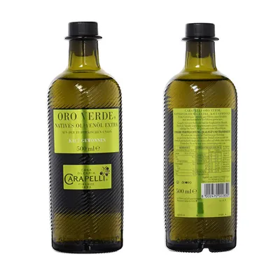 Image de CARAPELLI ORO VERDE Huile d'olive extra vierge obtenue à froid 500ml