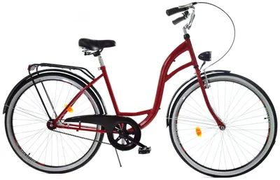 Zdjęcie produktu dla Rower Dallas City 26" 1spd - czerwony z czarnym