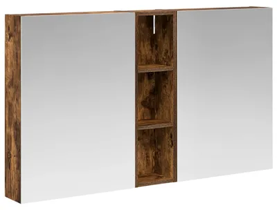 Zdjęcie produktu dla Zestaw Szafek Łazienkowych z półką 3 pcs 120 x 14,5 x 70 cm