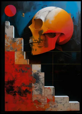 Produktbild von Plakat 64x90cm Landschaftserosion