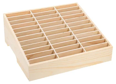 Immagine prodotto di Organizzatore da scrivania in legno con scomparti multipli per telefoni cellulari