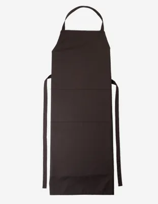 Produktbild von CG Workwear 00130-01 | Latzschürze Verona 110 x 75 cm - Waschbar bis 95 °C - Farbe: Chocolate - Größe: 110 x 75 cm