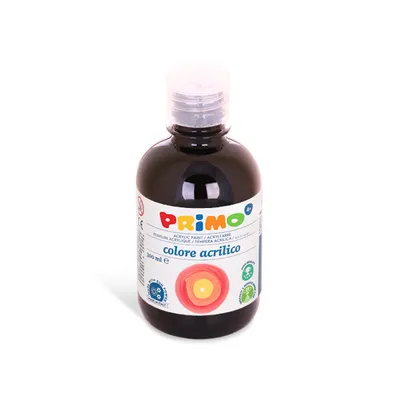 Produktbild von Primo 400TA300800 Acrylfarbe 300 ml Schwarz Flasche