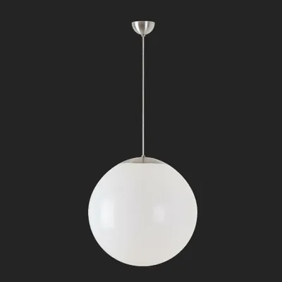 Produktbild von OSMONT ISI66761 ISIS S4 Hängeleuchte aus Kunststoff, gebürsteter Edelstahl / weiß, Schutzart IP40, 4000 K, 41 W LED-Notbeleuchtung, kombiniert, 3 Stunden