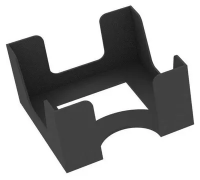 Produktbild von Stabiler Kartenhalter für 70 x 70 mm Spielkarten – 1 Fach, schwarz
