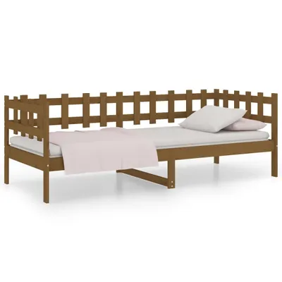Immagine prodotto di vidaXL Letto da giorno marrone miele 90x200 cm in legno di pino massiccio