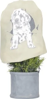Produktbild von Vlieshaube Hund Videx Ø 110 x H 110 cm, beige-grau
