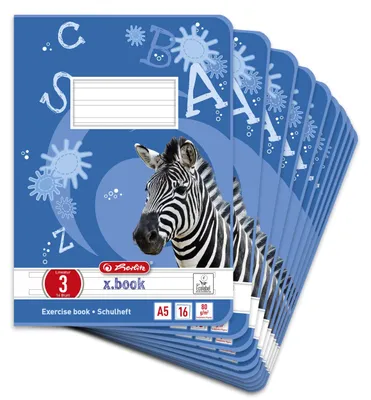Image de Cahier d'écolier A5 16 feuilles linéature 03 Paquet de 10 pièces