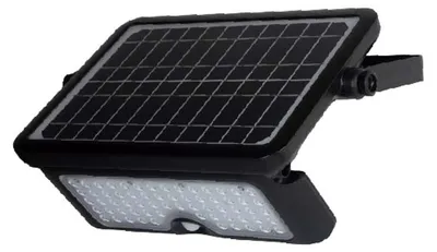 Obrázek produktu pro Černé solární reflektory - IP44 - 10W - 1100 lumenů - 4000K