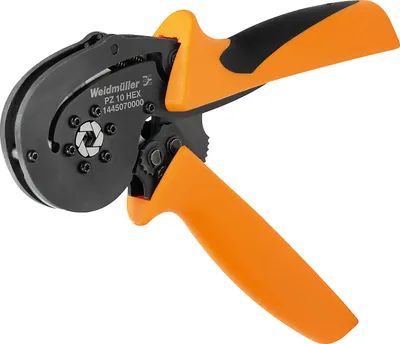 Produktbild von Crimpzange PZ 10 HEX L.195mm 0,14-10 (AWG 26...8) mm² WEIDMÜLLER