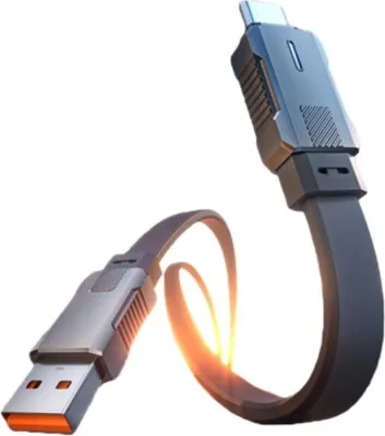 Produktbild von INF USB-C zu USB-C Schnellladekabel - Silikon & Zinklegierung, 100cm