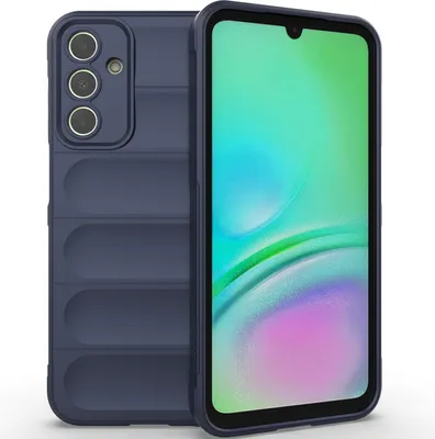 Produktbild von Handyhülle für Samsung Galaxy A15 Weich TPU Silikon Stossfest Anti-rutsch Hülle Dunkelblau