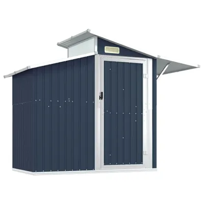 Immagine prodotto di vidaXL Capanno per attrezzi antracite 270x130x208,5 cm Acciaio zincato