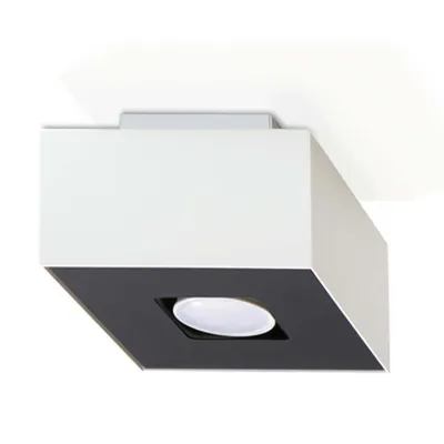 Obrázok produktu pre Stropné svietidlo MONO 1 biele 1xGU10 10W oceľ 11x14x14cm Sollux Lighting