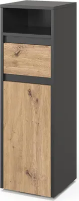 Produktbild von Midischrank Vicco Majest Artisan 30.2 x 96.3 cm mit Schublade und Tür, Model 58693