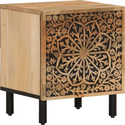 Produktbild von Nachttisch 40x33x46 cm Massivholz Mango