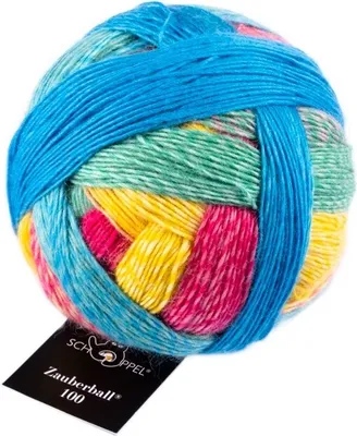 Produktbild von Schoppel Zauberball 100,das Original,100g/400m,100 % Schurwolle (Merino).toller Farbverlauf 2357 Streiflichter