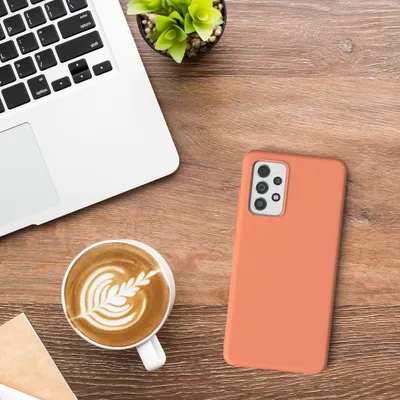 Produktbild von EAZY CASE - TPU Hülle für Samsung Galaxy A72 / A72 5G, TPU Case stoßfeste Handyhülle, weiches Cover mit Kameraschutz, Silikonhülle in Orange