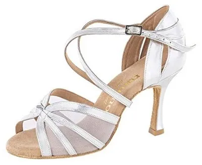 Zdjęcie produktu dla Buty do tańca damskie srebrne skóra rummos R368 rozmiar 39