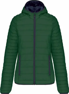 Produktbild von Kariban - Steppjacke mit Kapuze für Damen PC6397 (40 DE) (Tannengrün)