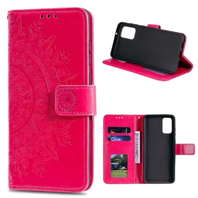 Immagine prodotto di Huawei P Smart 2021 custodia del telefono cellulare flip cover copertura protettiva mandala oro rosa