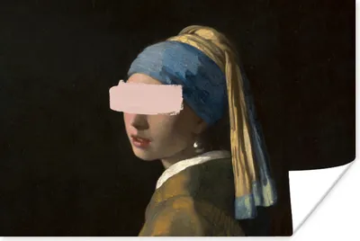 Produktbild von MuchoWow® Poster Mädchen mit Perlenohrring - Vermeer - Gemälde 30x20 cm - Plakate - Print