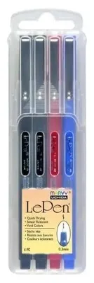 Image de Feutres fins Basic, 4 couleurs - Marvy