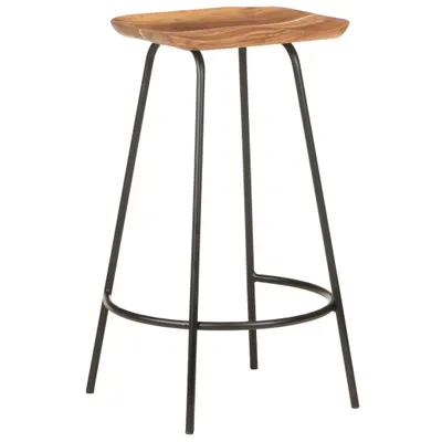 Immagine prodotto di Sgabelli da Bar 4 pz in Legno Massello di Acacia