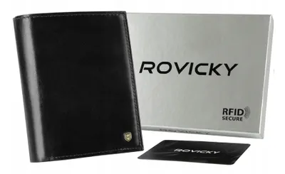 Produktbild von Rovicky Portemonnaie aus Leder für Männer Anstadus schwarz One size