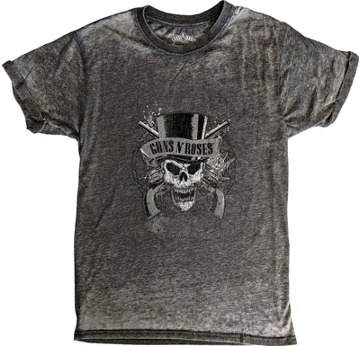 Produktbild von Guns N Roses - "Faded Skull" T-Shirt für Herren/Damen Uni RO5548 (XL) (Anthrazit)