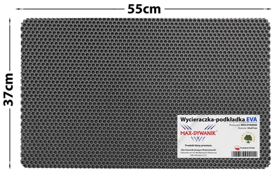 Produktbild von Max-Dywanik EVA Fußmatte Schuhabtropfschale 37x55cm Grau