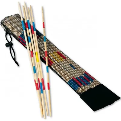 Image de Mikado géant en bois 75 cm - plein air - jeu d'adresse