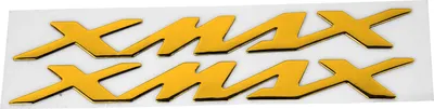 Obrázok produktu pre Pár nálepiek na motorku 3Drozmerné nálepky pre Xmax 125 250 400 (Yellow)