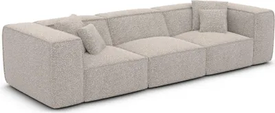 Produktbild von Bouclé 4-Sitzer Couch Arelia Sand