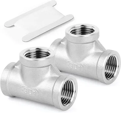 Produktbild von Edelstahl 1/8" BSP Weiblich Rohrfittingen für Wasser Öl Luft Gas