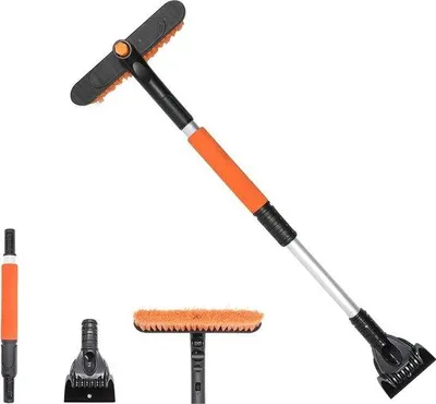 Produktbild von Schnee-Bürste 3-in-1 Auto-Reinigungsbürste 360° drehbar