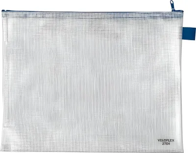 Produktbild von Veloflex Reissverschlusstasche, DIN A4, 355 x 270 mm, PVC-Folie 350 my