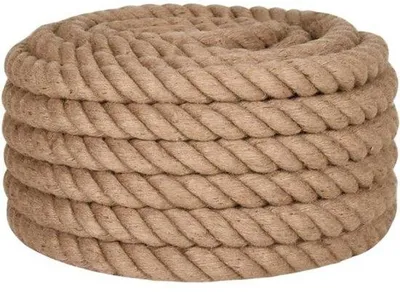 Productafbeelding van Jute touw 5 meter lang 60 mm dik natuurlijk vezel