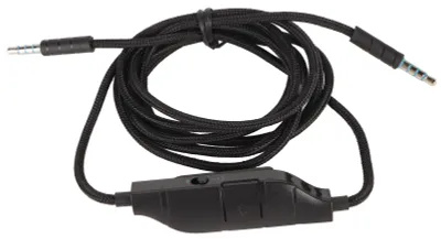 Obrázek produktu pro Sluchátkový zvukový kabel, 3,5mm kabel pro herní sluchátka s mikrofonem a ovládáním hlasitosti a tlumítkem mikrofonu pro Logitech G633 G933 G935 G635