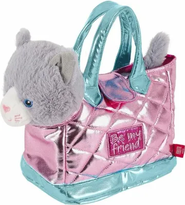Obrázok produktu pre Perletti - Różowa torebka pluszowa Coco 28 cm - Maskotka dla dzieci