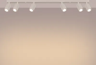 Produktbild von Plafond KARBON 6L beige 6xGU10 10W Aluminium 16.5x6.5x117cm Sollux Lighting