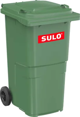 Produktbild von Müllgroßbehälter 240l HDPE grün fahrbar,n.EN 840 SULO