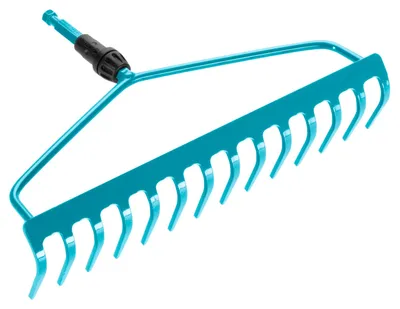 Obrázek produktu pro Gardena 3168-20, Zahradní hrábě, Tyrkysová, Ocel, 1 kusů, 360 mm