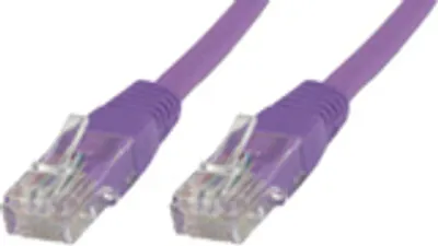Produktbild von Microconnect UTP6005P, 0,5 m, Cat6, U/UTP (UTP), RJ-45, RJ-45, Violett