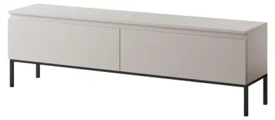 Produktbild von Homebook Emised - TV-Lowboard Kaschmirgrau auf Metallgestell 150 cm
