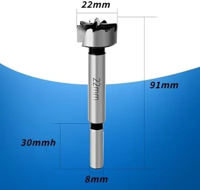 Produktbild von Forstnerbohrer 22mm Flachflügelbohrer für Holz und Kunststoff