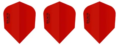 Produktbild von Harrows - Dart Flights, Kieselerde, unifarben 3er-Pack PP4742 (Einheitsgröße) (Rot)