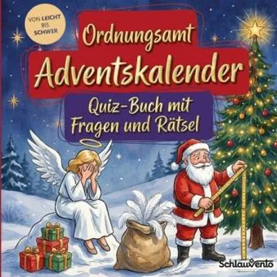 Produktbild von Ordnungsamt-Adventskalender: Quiz-Buch mit Fragen und Rätsel